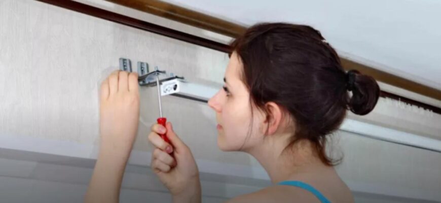 як-прикріпити-карниз-до-стіни