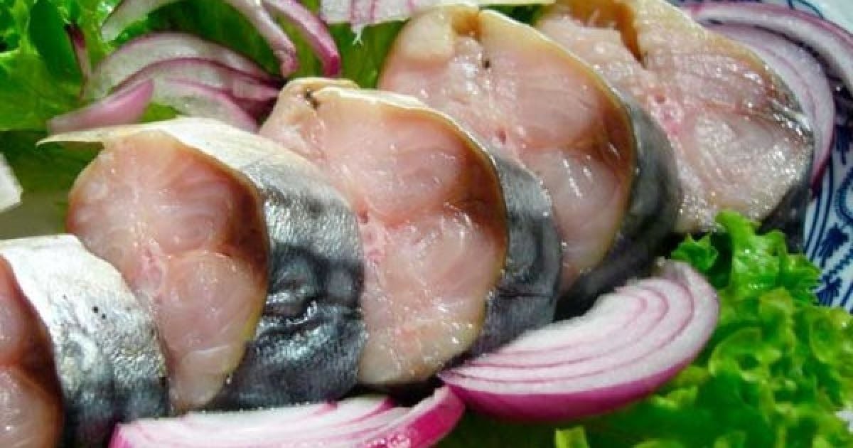 маринована скумбрія рецепт