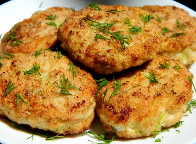 курячі котлети з кабачком