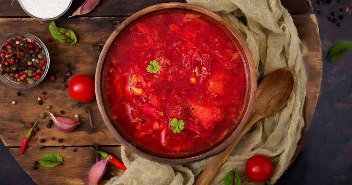 пісний борщ