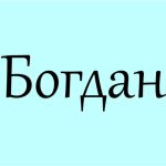 що означає ім'я богдан