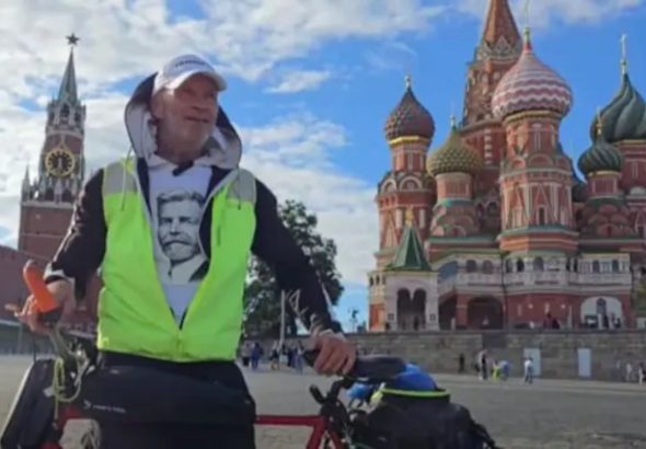 Чеський мандрівник розповів про подорож до москви на красну площу