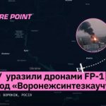 Військові дронами FP-1 уразили завод у воронежі, залучений до виробництва ракетного палива для Іскандерів